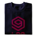 I-99 VERTIC T-Shirt Color: Navi/Bordeaux Size: S