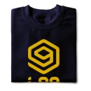 I-99 VERTIC T-Shirt Color: Navi/Yellow Size: S