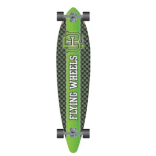 Flying Wheels Downhill Skateboard 43 Varsity Lime