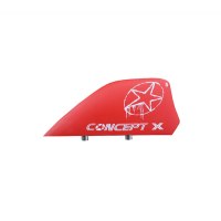 Concept X Kitefins G10 Finne 4 cm G10/red