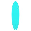 Surfboard TORQ Epoxy TET 6.10 MOD Fish Blau Pinlin