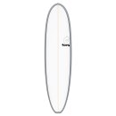 Surfboard TORQ Epoxy TET 7.4 V+ Funboard GrayRail