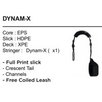 FLOOD Bodyboard Dynamx Stringer 41 Gelb Palm II