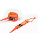 ROAM Surfboard Leash Premium 7.0 215cm 7mm Orange