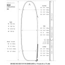 ROAM Boardbag Surfboard Coffin Wheelie 7.0